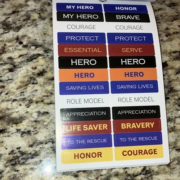 Sticker Book Bundle 1148 Pcs First Responder Classroom Scrapbook EMT Fire Police - Picture 10 of 17